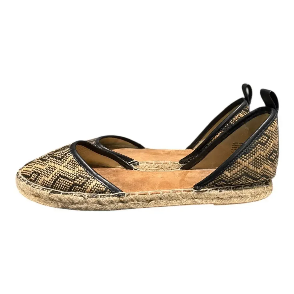 Seychelles Women’s Brown Black Slip On Espadrilles Size 10